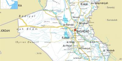 Mapa rzeki Iraku 